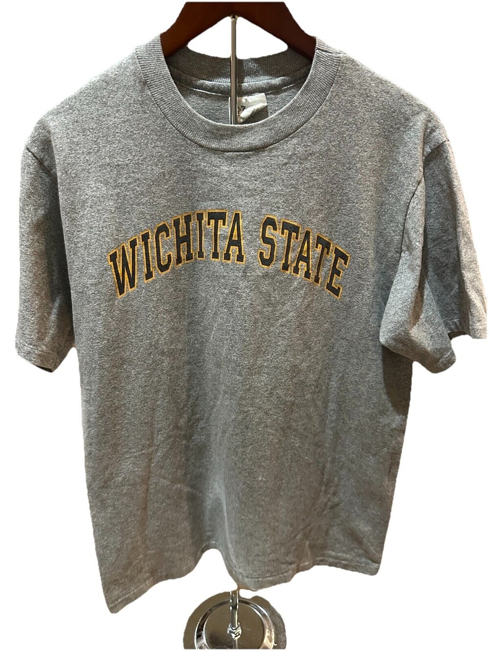 Vintage 90s Wichita State Shockers T Shirt Medium USA Made Single Stitch